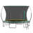 14FT Springfree No Gap Trampoline- Green