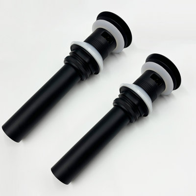 Bathroom Sink Pop-Up Drain With Overflow Vessel Sink,Stainless Steel(set Of 2)
