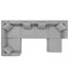 Canapé modulaire rembourré 6 pièces Saybrook-309145597