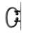 Cabinet Center to Center or Drawer 4 1/2" Center to Center Drop Handle