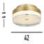 Bacquie Acrylic LED Flush Mount-1127544623-1127544620