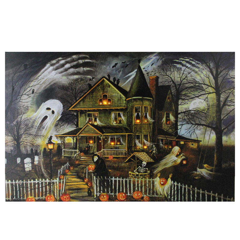 Art mural sur toile à DEL, H 15,75 po x l 23,5 po