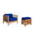 Sunbrella® True Blue sélectionné