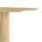 Fluted Natural Wood Round Dining Table
