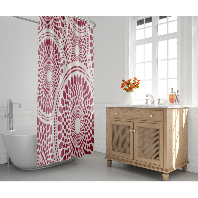 Rideau de douche Pierson, Magenta