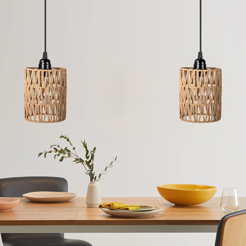 Luminaire suspendu d'extérieur câblé 6 po