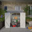 Remise de rangement extérieure en métal 6 pi x 4 pi