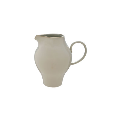Stoneware Pitcher In Reactive Glaze