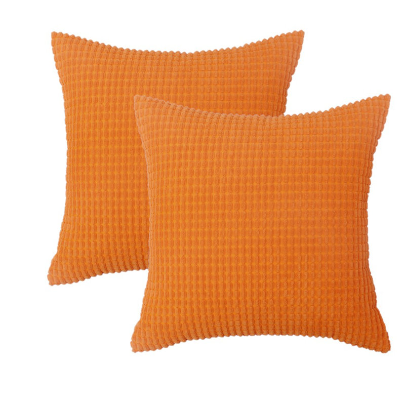 Coussin Corduroy, Orange