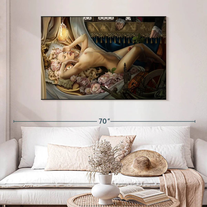 Le rêve de la beauté, H 32 po x l 48 po