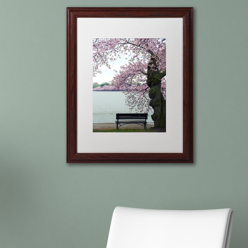 Tranquility, reproduction de photo encadrée, H 20 po x l 16 po x P 0,5 po, Blanc