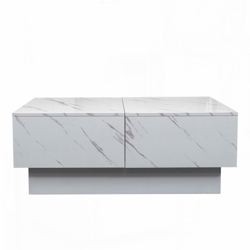 Extendable Coffee Table with Sliding Tabletop
