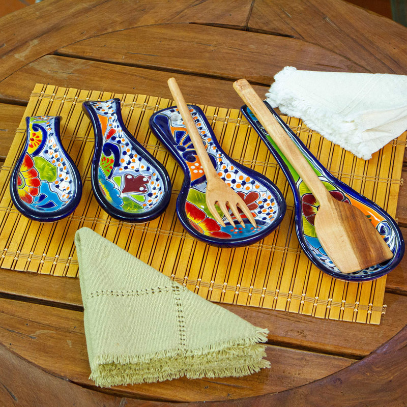 Ceramic / Porcelain Square Spoon Rest