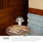 Folio 10-in Black dimmable LED Table Lamp-1496782496