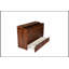 Armoire de lit escamotable Murphy avec tiroir de rangement et station de charge, port USB, cadre de lit escamotable en pin massif pour bureau à domicile, studio ou chambre d'amis-1113146223-1113146210