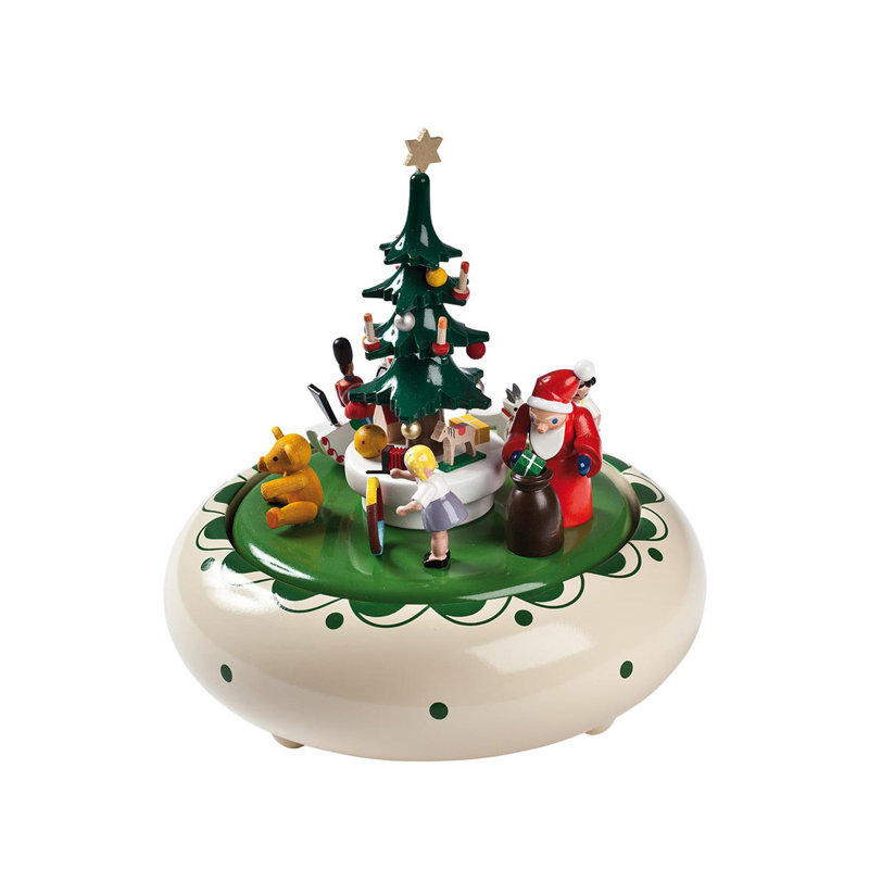 Boîte à musique père noël et jouets