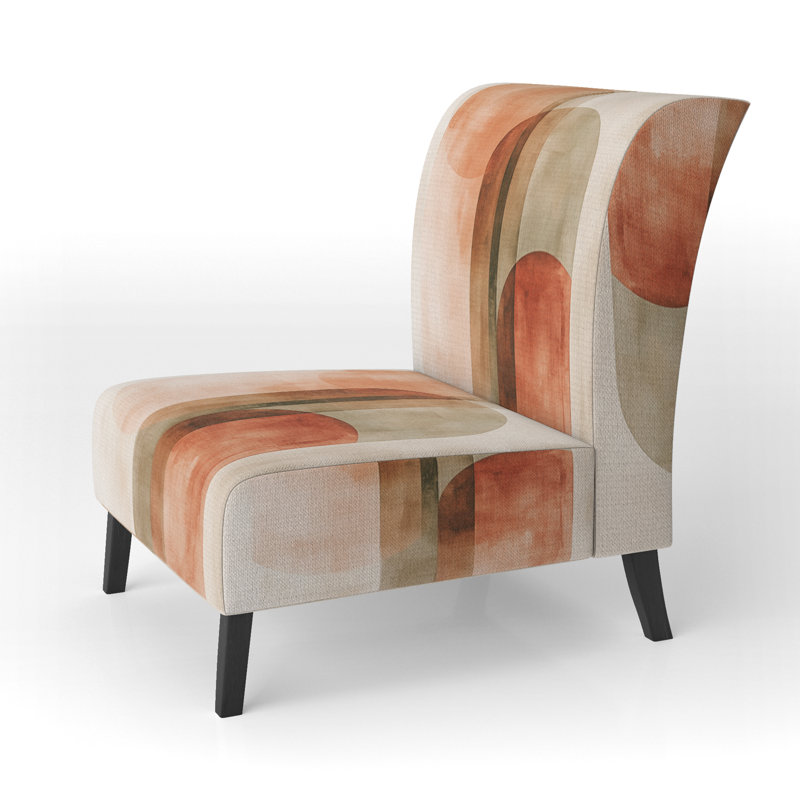Fauteuil de chambre Abstract Modern, Slipper Armless