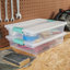 Sterilite 5.7 Qt Large Plastic Stackable Storage Bin w/Clear Latch Lid (12 Pack)-99476627-99476634