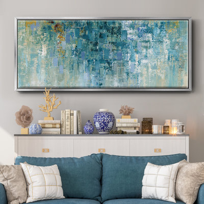 I Love the Rain- Framed Canvas