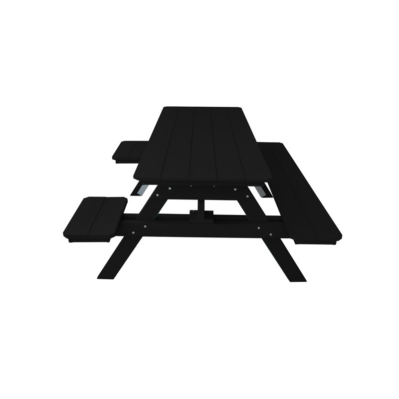 Table de pique-nique Awat, Noir