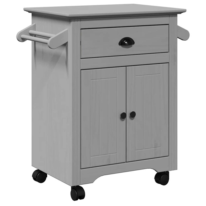 Kitchen Serving Cart, Grey