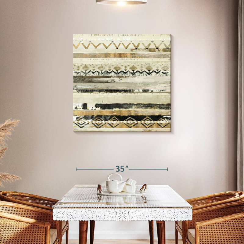 Kerner African Patchwork, 36" H x 36" W
