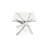 Aki Glass Top End Table