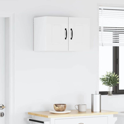 Vidaxl Kitchen Wall Cabinet Black 40 X 31 X 40 Cm Engineered Wood
