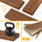 Floating Shelves Set Of 3, American Oak Wall Mounted Wooden Shelves With Invisible Brackets, Space-Saving Wall Shelves For Bedroom, Bathroom, Living Room And Kitchen-668818863