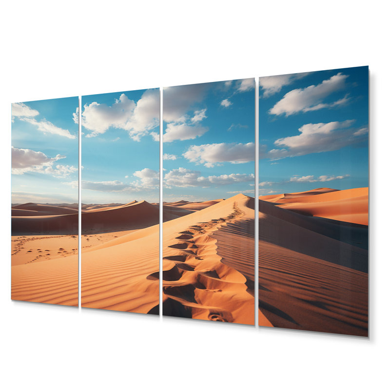 Ensemble de décorations murales en métal Desert Glamis Sand Dunes III - Paysages