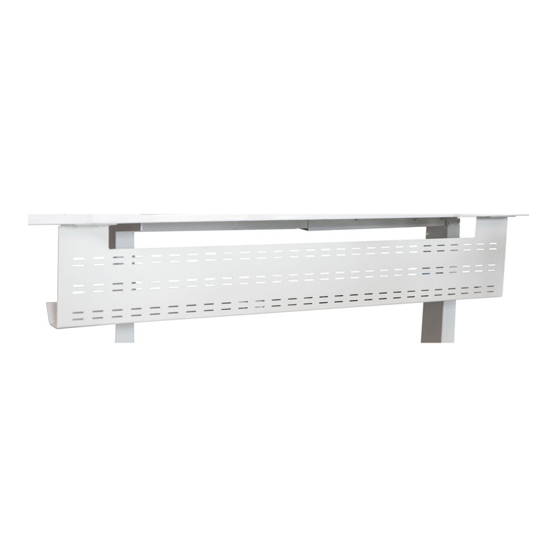 Guleed 9.25'' H Desk, White, 9.25" H x 51" W x 5" D