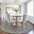 Machine Washable Indoor/Outdoor Xhevrie Pewter Rug-1765493894