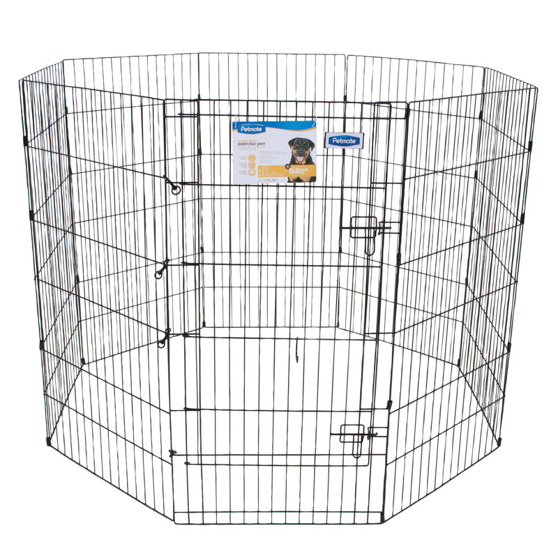 Panel Metal Exercise Pen With Door, X-Large (48" H x 24" W)