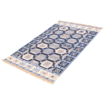Ankara FW Navy Kilim 5'0" x 8'1"
