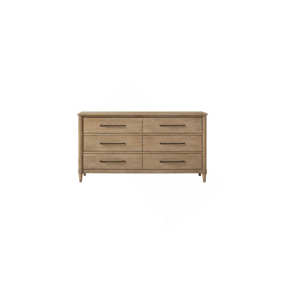Commode à 6 tiroirs Casual finition sable
