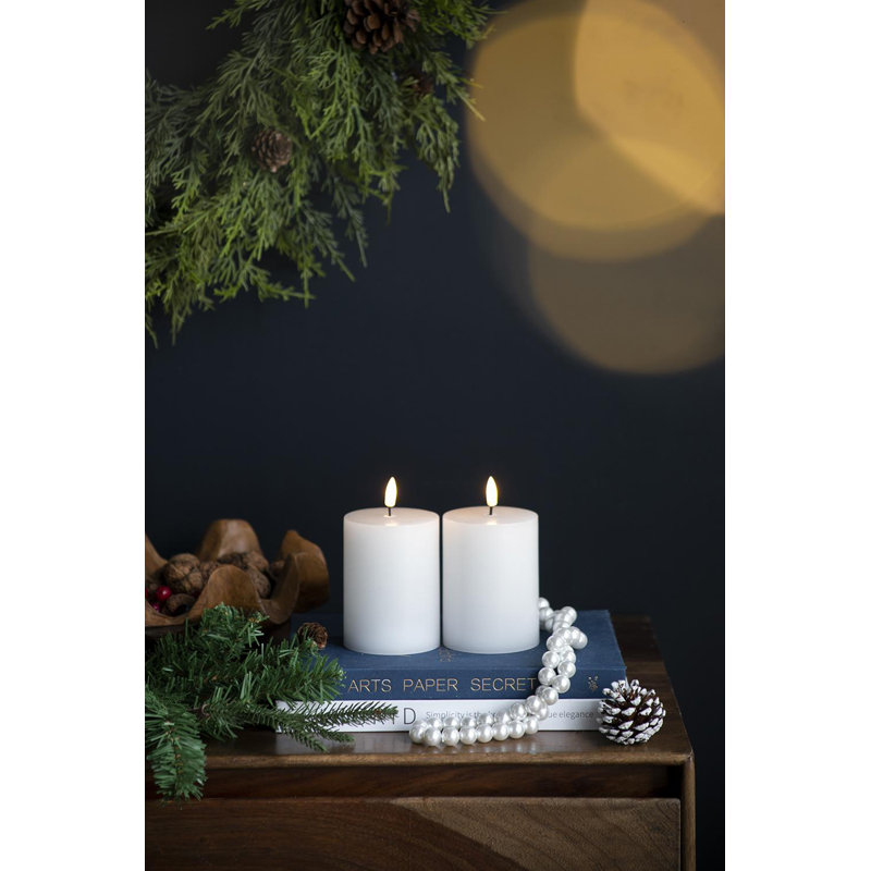 Unscented Flameless Candle with Plastic Holder