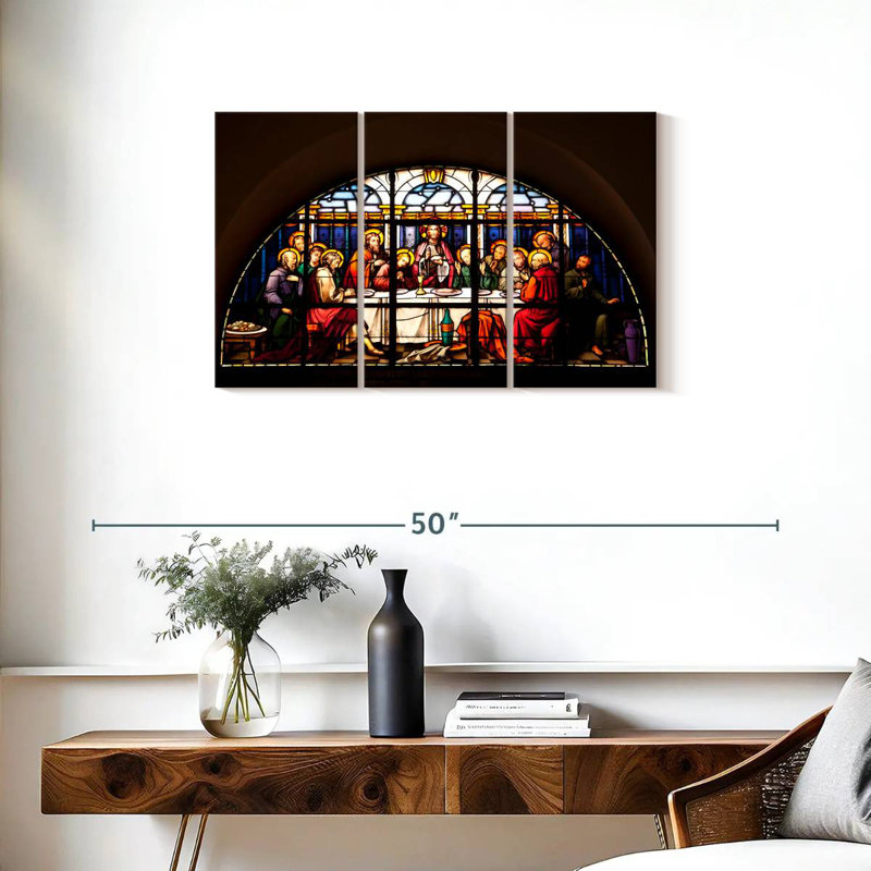 Adella Jesus And His Disciples, 20" H x 33" W
