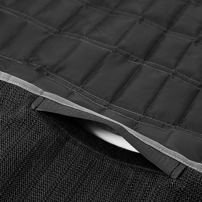 Housse de siège arrière imperméable pour chien, Noir