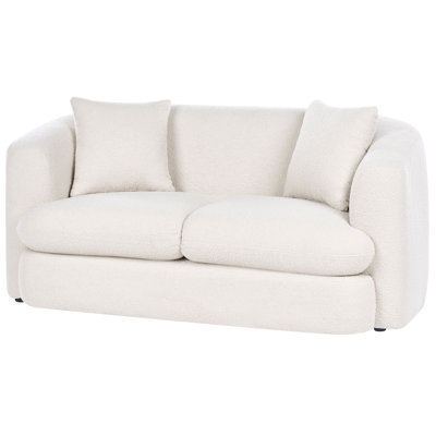 HUSBY 2 Seater Boucle Sofa