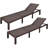 Outdoor Chaise Lounge , Cushion Included-52954548