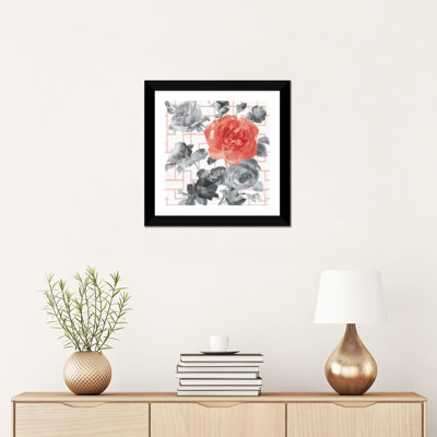 «Geometric Watercolor Floral I» par Danhui Nai, reproduction d'art