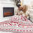 Christmas Throw Blanket Fleece Blanket  Reindeer