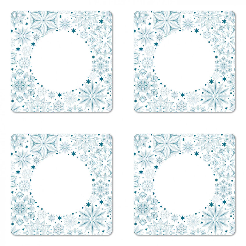 Square 4 Piece Coaster Set