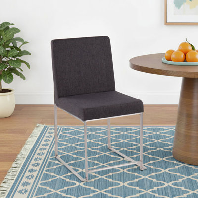 Ernestine 19.25'' H Upholstered Metal Side Chair