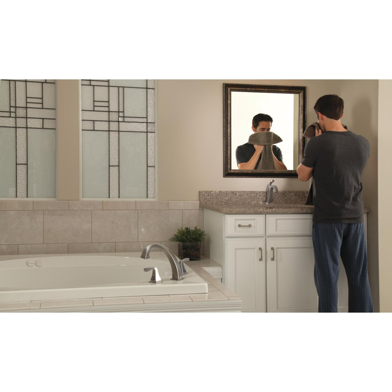 Dryden Double Handle Deck Mounted Roman Tub Faucet Trim, Stainless
