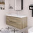 48" Glossy White Wall-Mounted Single Bathroom Vanity With Resin Top-1811382812