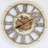 Wall Clock 36" Round Oversized for Living Room decor with Real Moving Gears America Collection-87147383