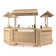 Bamboo Tiki Bar and Two Stool Set By RAM Game Room