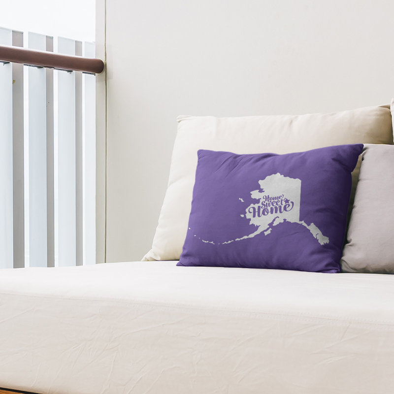 Coussin lombaire intérieur/extérieur doux pour la maison, Fairbanks, Mauve
