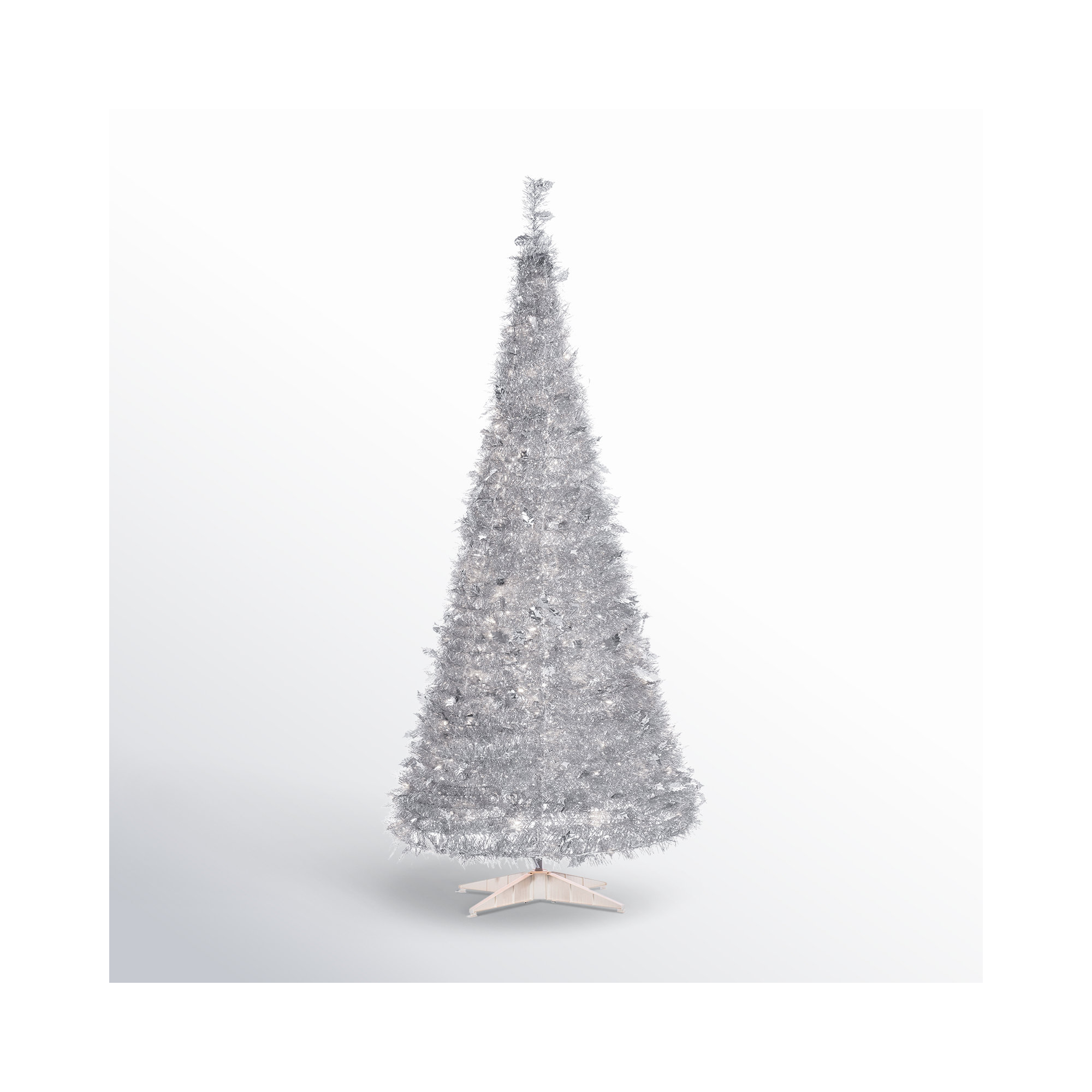 90' Lighted Artificial Pine Christmas Tree